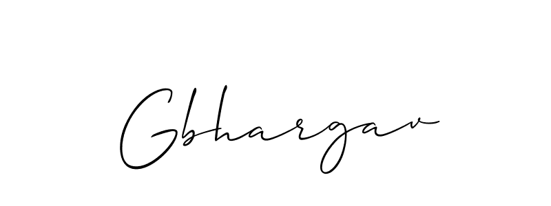 Make a short Gbhargav signature style. Manage your documents anywhere anytime using Allison_Script. Create and add eSignatures, submit forms, share and send files easily. Gbhargav signature style 2 images and pictures png