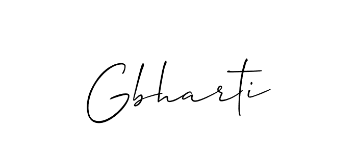 Check out images of Autograph of Gbharti name. Actor Gbharti Signature Style. Allison_Script is a professional sign style online. Gbharti signature style 2 images and pictures png