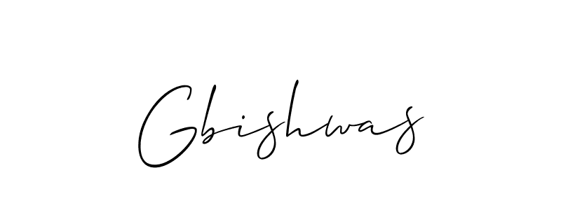 Create a beautiful signature design for name Gbishwas. With this signature (Allison_Script) fonts, you can make a handwritten signature for free. Gbishwas signature style 2 images and pictures png