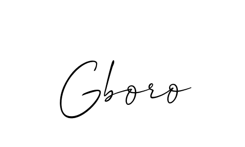 It looks lik you need a new signature style for name Gboro. Design unique handwritten (Allison_Script) signature with our free signature maker in just a few clicks. Gboro signature style 2 images and pictures png