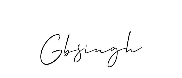 You should practise on your own different ways (Allison_Script) to write your name (Gbsingh) in signature. don't let someone else do it for you. Gbsingh signature style 2 images and pictures png