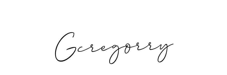 Gcregorry stylish signature style. Best Handwritten Sign (Allison_Script) for my name. Handwritten Signature Collection Ideas for my name Gcregorry. Gcregorry signature style 2 images and pictures png