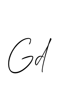 if you are searching for the best signature style for your name Gd. so please give up your signature search. here we have designed multiple signature styles  using Allison_Script. Gd signature style 2 images and pictures png