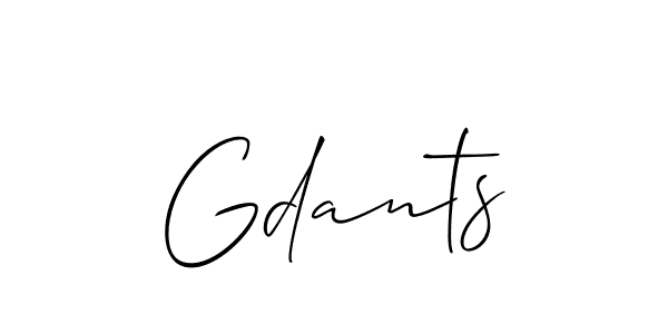 How to make Gdants name signature. Use Allison_Script style for creating short signs online. This is the latest handwritten sign. Gdants signature style 2 images and pictures png