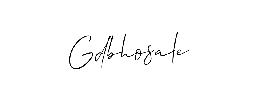 Similarly Allison_Script is the best handwritten signature design. Signature creator online .You can use it as an online autograph creator for name Gdbhosale. Gdbhosale signature style 2 images and pictures png