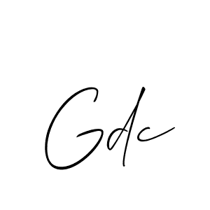 Similarly Allison_Script is the best handwritten signature design. Signature creator online .You can use it as an online autograph creator for name Gdc. Gdc signature style 2 images and pictures png