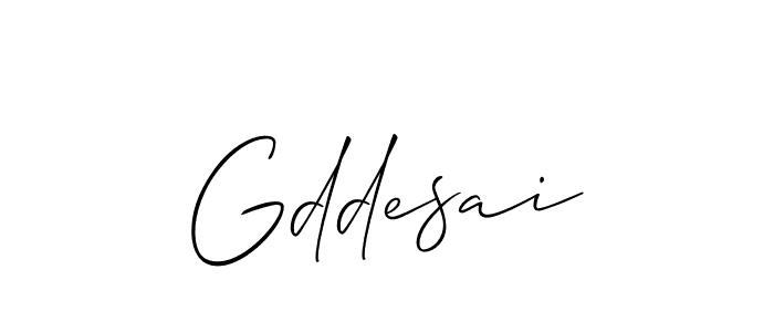 Best and Professional Signature Style for Gddesai. Allison_Script Best Signature Style Collection. Gddesai signature style 2 images and pictures png