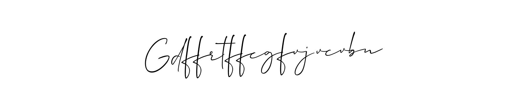 Also You can easily find your signature by using the search form. We will create Gdffrtffcgfvjvcvbn name handwritten signature images for you free of cost using Allison_Script sign style. Gdffrtffcgfvjvcvbn signature style 2 images and pictures png