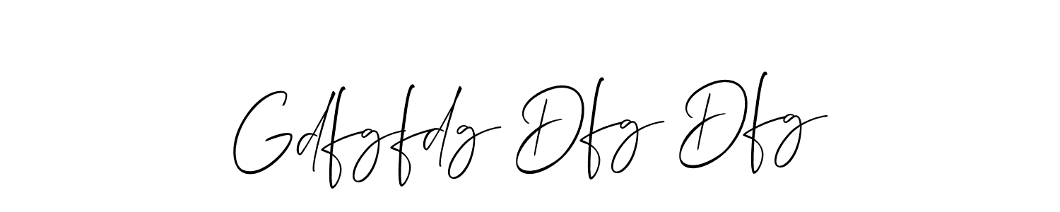 Make a beautiful signature design for name Gdfgfdg Dfg Dfg. With this signature (Allison_Script) style, you can create a handwritten signature for free. Gdfgfdg Dfg Dfg signature style 2 images and pictures png