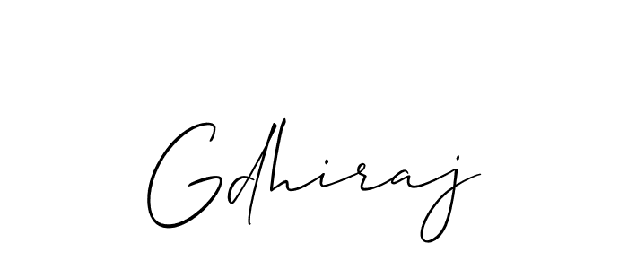 Make a beautiful signature design for name Gdhiraj. Use this online signature maker to create a handwritten signature for free. Gdhiraj signature style 2 images and pictures png