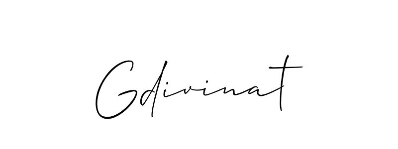 if you are searching for the best signature style for your name Gdivinat. so please give up your signature search. here we have designed multiple signature styles  using Allison_Script. Gdivinat signature style 2 images and pictures png