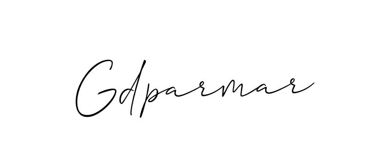 Similarly Allison_Script is the best handwritten signature design. Signature creator online .You can use it as an online autograph creator for name Gdparmar. Gdparmar signature style 2 images and pictures png