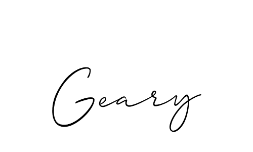 Once you've used our free online signature maker to create your best signature Allison_Script style, it's time to enjoy all of the benefits that Geary name signing documents. Geary signature style 2 images and pictures png