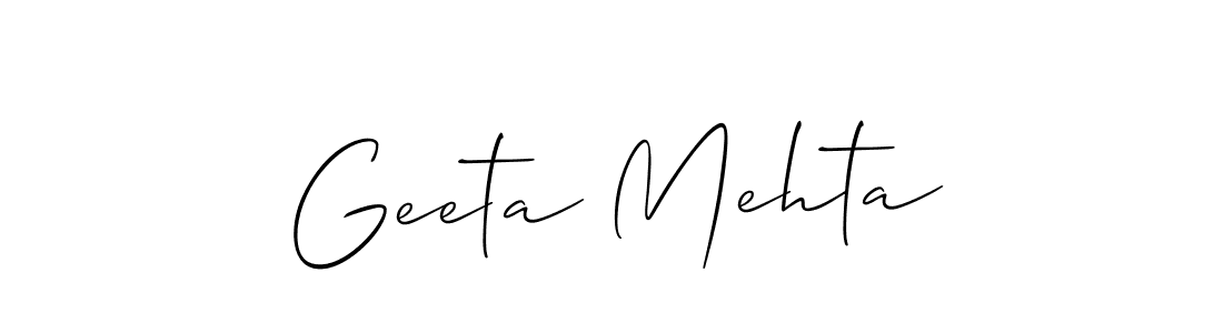 You can use this online signature creator to create a handwritten signature for the name Geeta Mehta. This is the best online autograph maker. Geeta Mehta signature style 2 images and pictures png