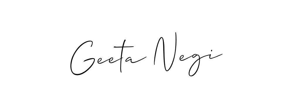 Similarly Allison_Script is the best handwritten signature design. Signature creator online .You can use it as an online autograph creator for name Geeta Negi. Geeta Negi signature style 2 images and pictures png