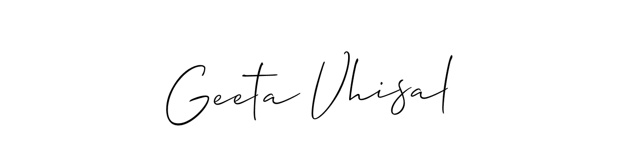 Once you've used our free online signature maker to create your best signature Allison_Script style, it's time to enjoy all of the benefits that Geeta Vhisal name signing documents. Geeta Vhisal signature style 2 images and pictures png