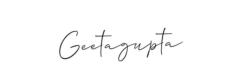 How to Draw Geetagupta signature style? Allison_Script is a latest design signature styles for name Geetagupta. Geetagupta signature style 2 images and pictures png