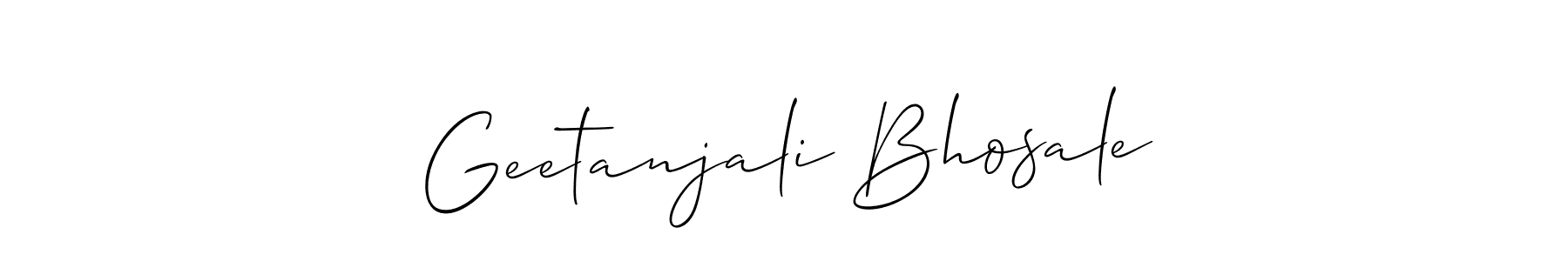 How to Draw Geetanjali Bhosale signature style? Allison_Script is a latest design signature styles for name Geetanjali Bhosale. Geetanjali Bhosale signature style 2 images and pictures png