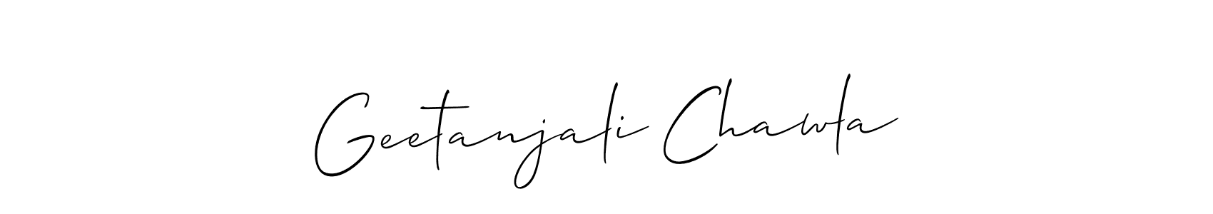 Similarly Allison_Script is the best handwritten signature design. Signature creator online .You can use it as an online autograph creator for name Geetanjali Chawla. Geetanjali Chawla signature style 2 images and pictures png