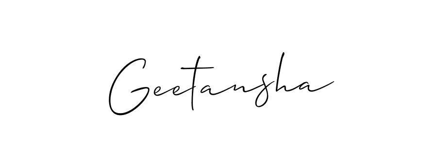 Here are the top 10 professional signature styles for the name Geetansha. These are the best autograph styles you can use for your name. Geetansha signature style 2 images and pictures png