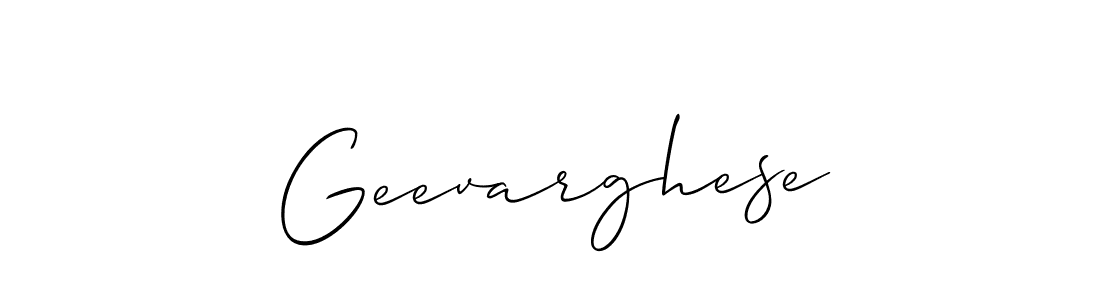 Once you've used our free online signature maker to create your best signature Allison_Script style, it's time to enjoy all of the benefits that Geevarghese name signing documents. Geevarghese signature style 2 images and pictures png