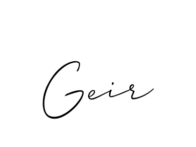 Make a beautiful signature design for name Geir. Use this online signature maker to create a handwritten signature for free. Geir signature style 2 images and pictures png