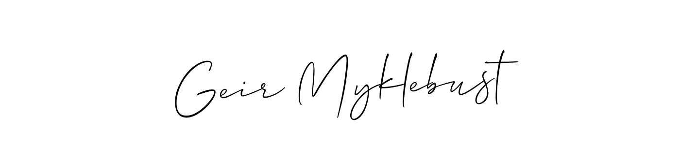 You can use this online signature creator to create a handwritten signature for the name Geir Myklebust. This is the best online autograph maker. Geir Myklebust signature style 2 images and pictures png