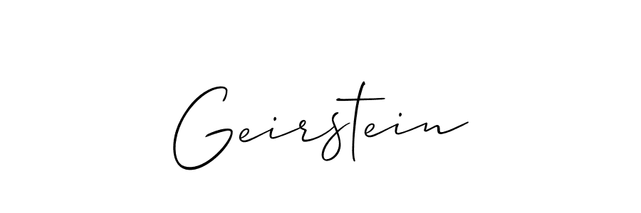 Make a beautiful signature design for name Geirstein. Use this online signature maker to create a handwritten signature for free. Geirstein signature style 2 images and pictures png