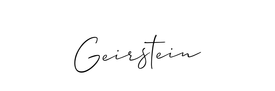 Once you've used our free online signature maker to create your best signature Allison_Script style, it's time to enjoy all of the benefits that Geirstein name signing documents. Geirstein signature style 2 images and pictures png