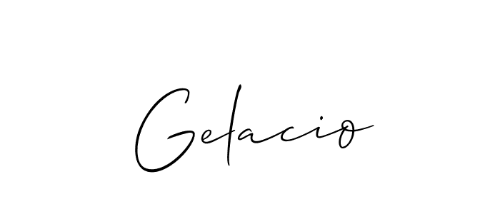 Make a beautiful signature design for name Gelacio. Use this online signature maker to create a handwritten signature for free. Gelacio signature style 2 images and pictures png