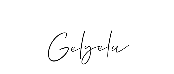 This is the best signature style for the Gelgelu name. Also you like these signature font (Allison_Script). Mix name signature. Gelgelu signature style 2 images and pictures png