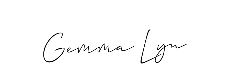 if you are searching for the best signature style for your name Gemma Lyn. so please give up your signature search. here we have designed multiple signature styles  using Allison_Script. Gemma Lyn signature style 2 images and pictures png