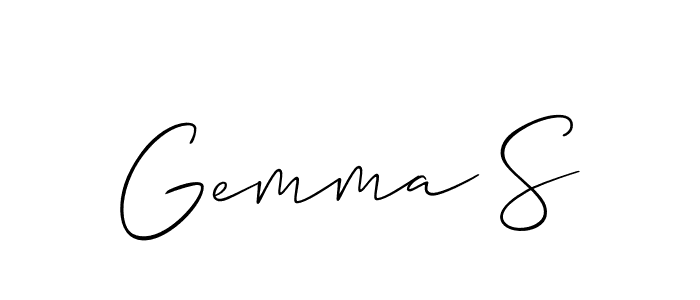 Make a beautiful signature design for name Gemma S. Use this online signature maker to create a handwritten signature for free. Gemma S signature style 2 images and pictures png