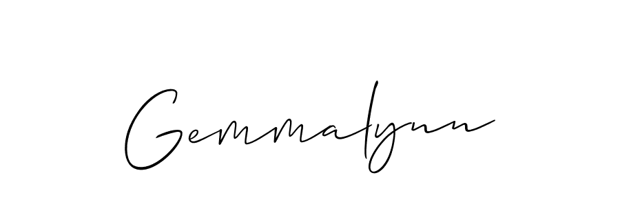 Gemmalynn stylish signature style. Best Handwritten Sign (Allison_Script) for my name. Handwritten Signature Collection Ideas for my name Gemmalynn. Gemmalynn signature style 2 images and pictures png