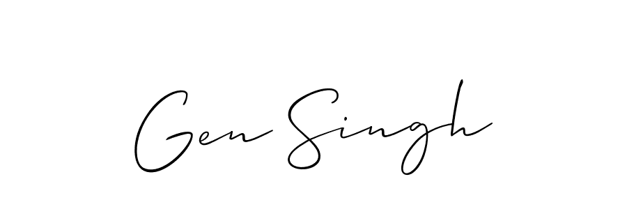 This is the best signature style for the Gen Singh name. Also you like these signature font (Allison_Script). Mix name signature. Gen Singh signature style 2 images and pictures png