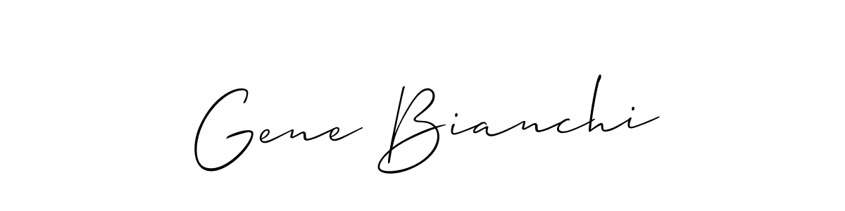 See photos of Gene Bianchi official signature by Spectra . Check more albums & portfolios. Read reviews & check more about Allison_Script font. Gene Bianchi signature style 2 images and pictures png