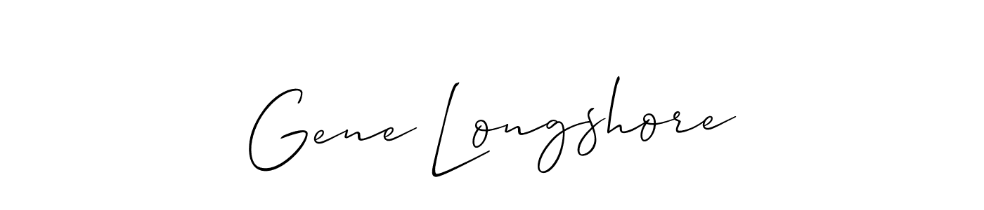 See photos of Gene Longshore official signature by Spectra . Check more albums & portfolios. Read reviews & check more about Allison_Script font. Gene Longshore signature style 2 images and pictures png