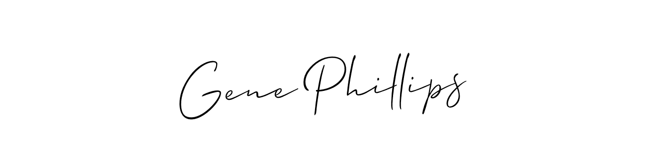 How to Draw Gene Phillips signature style? Allison_Script is a latest design signature styles for name Gene Phillips. Gene Phillips signature style 2 images and pictures png