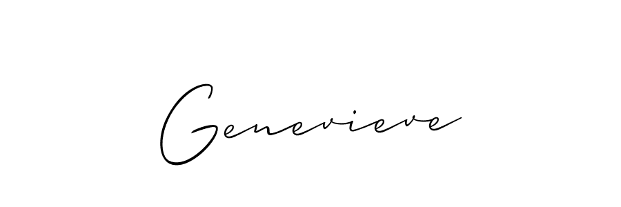 How to Draw Genevieve signature style? Allison_Script is a latest design signature styles for name Genevieve. Genevieve signature style 2 images and pictures png