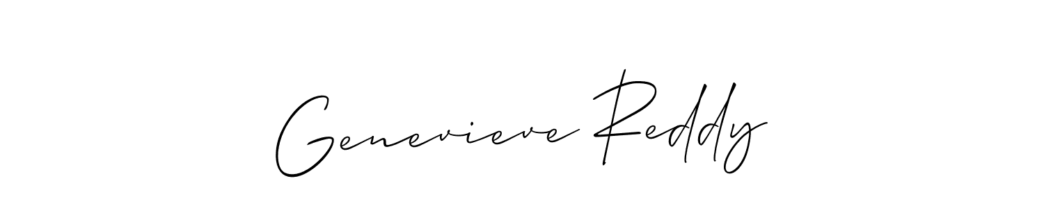 You can use this online signature creator to create a handwritten signature for the name Genevieve Reddy. This is the best online autograph maker. Genevieve Reddy signature style 2 images and pictures png