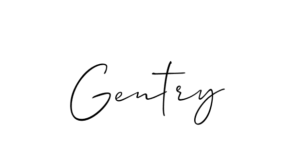 It looks lik you need a new signature style for name Gentry. Design unique handwritten (Allison_Script) signature with our free signature maker in just a few clicks. Gentry signature style 2 images and pictures png