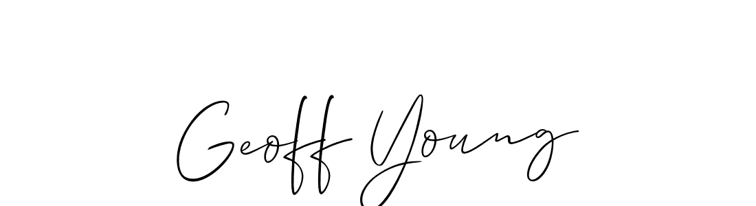 Here are the top 10 professional signature styles for the name Geoff Young. These are the best autograph styles you can use for your name. Geoff Young signature style 2 images and pictures png