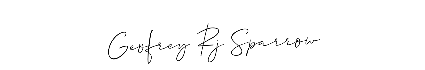 Once you've used our free online signature maker to create your best signature Allison_Script style, it's time to enjoy all of the benefits that Geofrey Rj Sparrow name signing documents. Geofrey Rj Sparrow signature style 2 images and pictures png