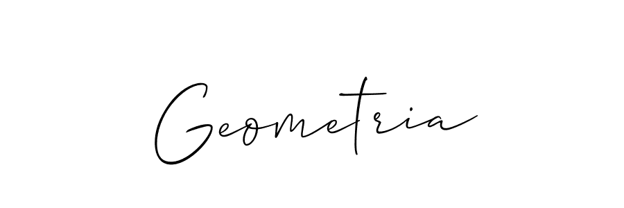 You should practise on your own different ways (Allison_Script) to write your name (Geometria) in signature. don't let someone else do it for you. Geometria signature style 2 images and pictures png