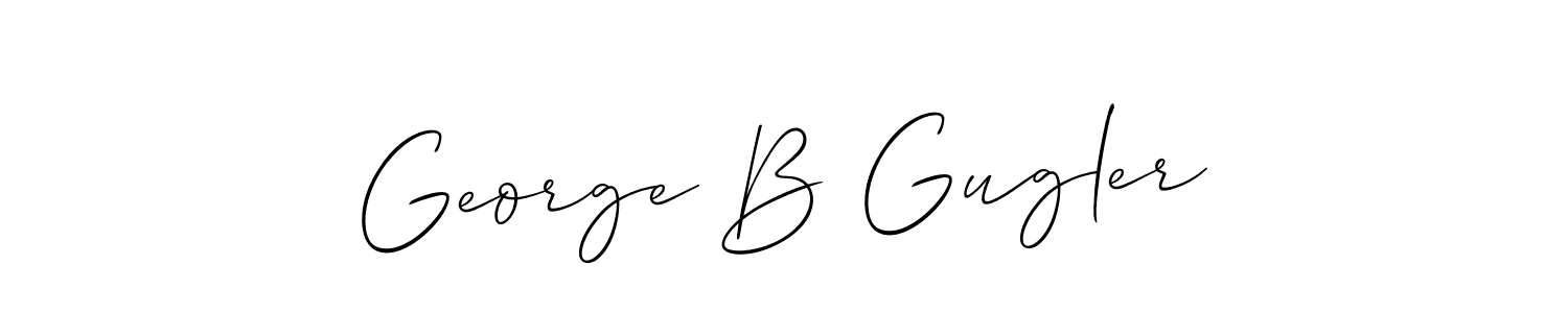 Here are the top 10 professional signature styles for the name George B Gugler. These are the best autograph styles you can use for your name. George B Gugler signature style 2 images and pictures png