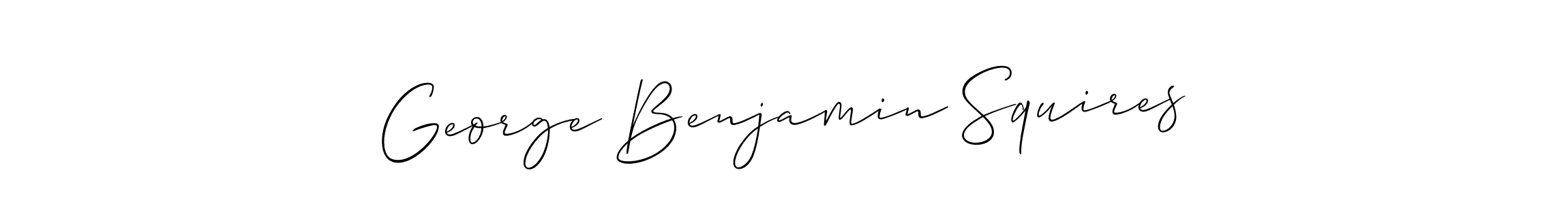 if you are searching for the best signature style for your name George Benjamin Squires. so please give up your signature search. here we have designed multiple signature styles  using Allison_Script. George Benjamin Squires signature style 2 images and pictures png