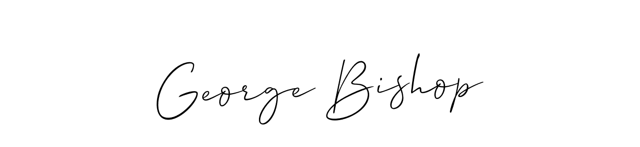 Best and Professional Signature Style for George Bishop. Allison_Script Best Signature Style Collection. George Bishop signature style 2 images and pictures png