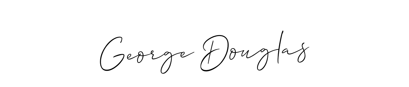 How to make George Douglas signature? Allison_Script is a professional autograph style. Create handwritten signature for George Douglas name. George Douglas signature style 2 images and pictures png