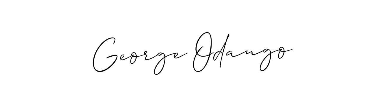Also You can easily find your signature by using the search form. We will create George Odango name handwritten signature images for you free of cost using Allison_Script sign style. George Odango signature style 2 images and pictures png
