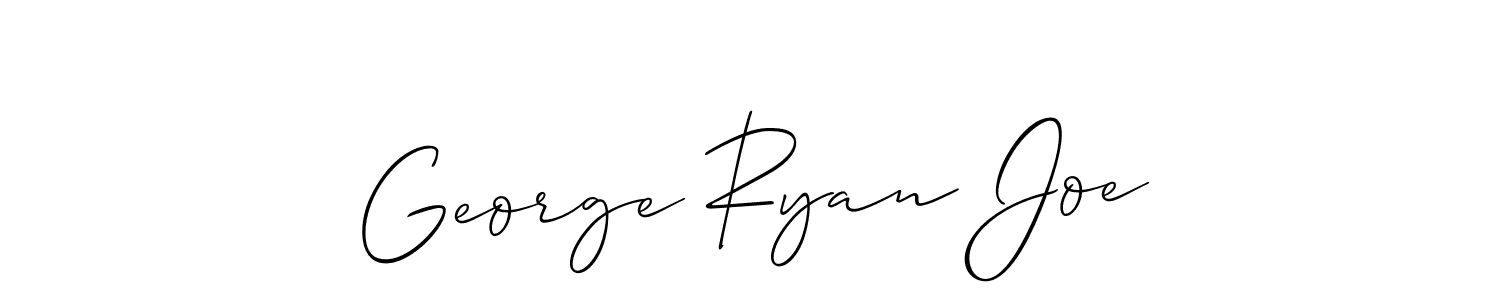 It looks lik you need a new signature style for name George Ryan Joe. Design unique handwritten (Allison_Script) signature with our free signature maker in just a few clicks. George Ryan Joe signature style 2 images and pictures png